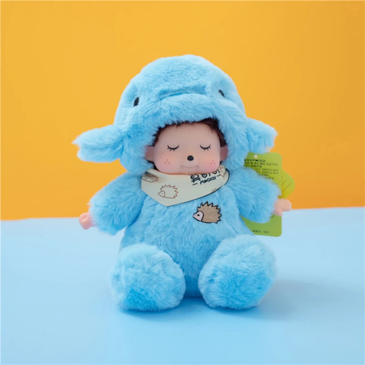 18cm Mochich Vinyl Plush Toy – Transformable Dolphin, Aries Bear & Crab with Removable Hat, Cute Gift for Kids & Lovers