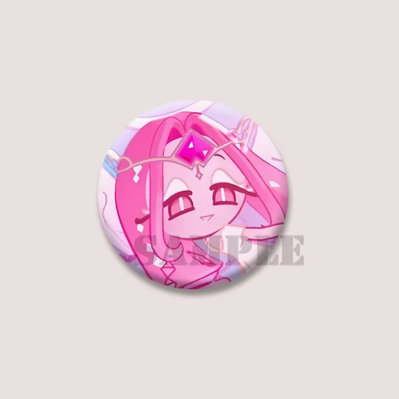 Cute Cartoon Game CRK Eternal Sugar Cookie Coin Brooch – Button Pins for Backpack, Hat, Clothes & Gifts