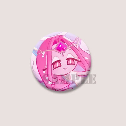 Cute Cartoon Game CRK Eternal Sugar Cookie Coin Brooch – Button Pins for Backpack, Hat, Clothes & Gifts