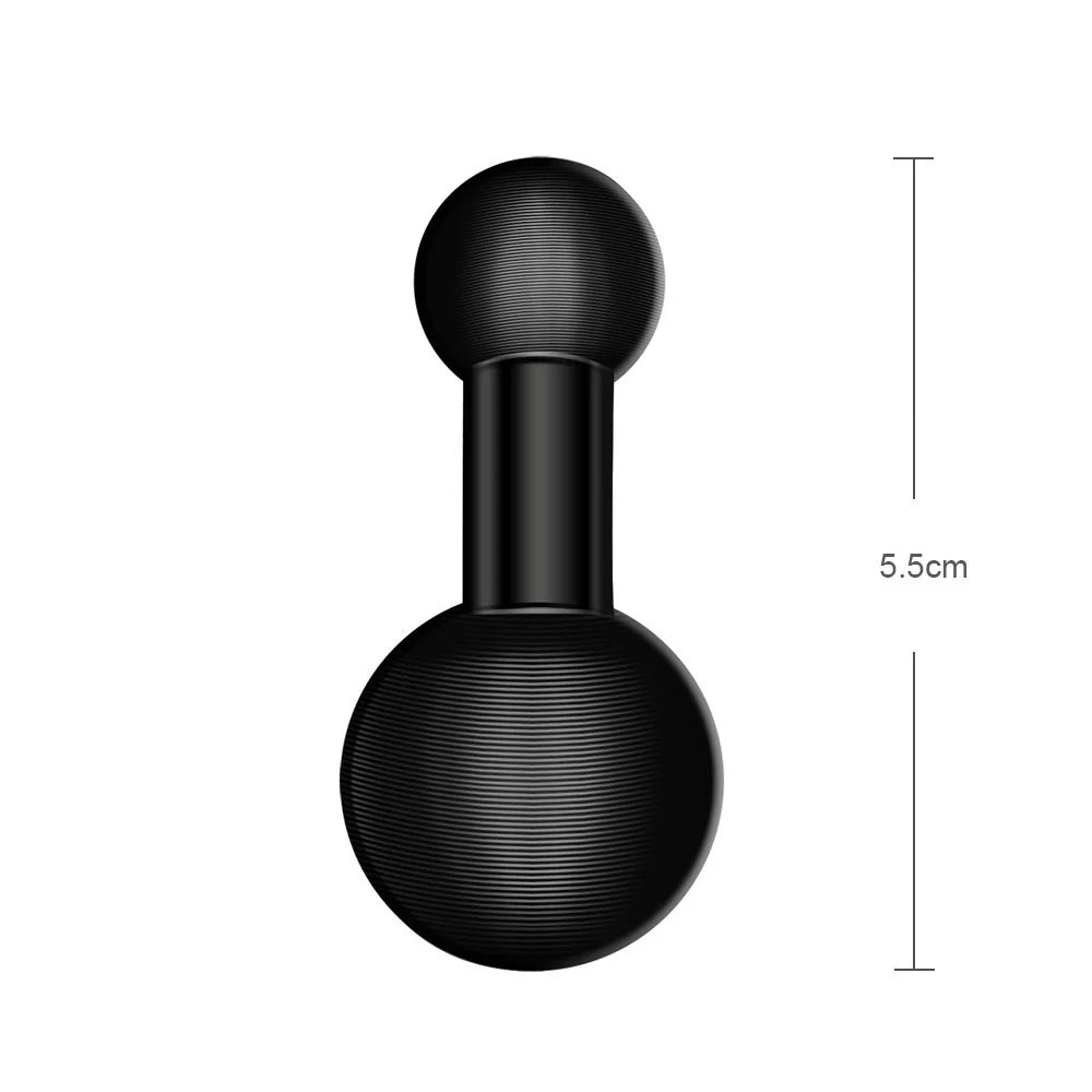 1" Ball Head Car & Motorcycle GPS Holder Mount – 10mm Base for GoPro, Yi, Insta360 & Phone Accessories