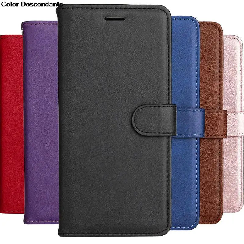 Samsung Galaxy S26–S22–S21–S20 FE–A57–A52–A37–A32–A22–A13–A12 Case - Single Color Flip Protective Phone Cover
