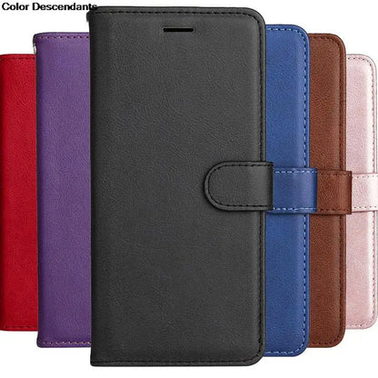 Samsung Galaxy S26–S22–S21–S20 FE–A57–A52–A37–A32–A22–A13–A12 Case - Single Color Flip Protective Phone Cover