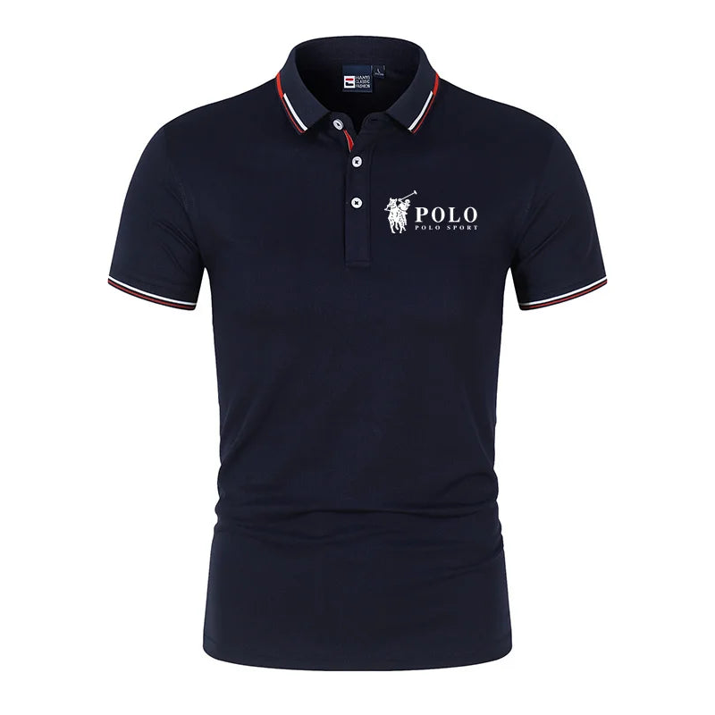 Men's Premium Summer Polo Shirt - Quick Dry Breathable Casual Business Sports Polo