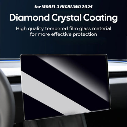 TESY Tempered Glass Screen Protector for Tesla Model YL/Y Juniper & Model 3 Highland - Front & Rear Display Protection