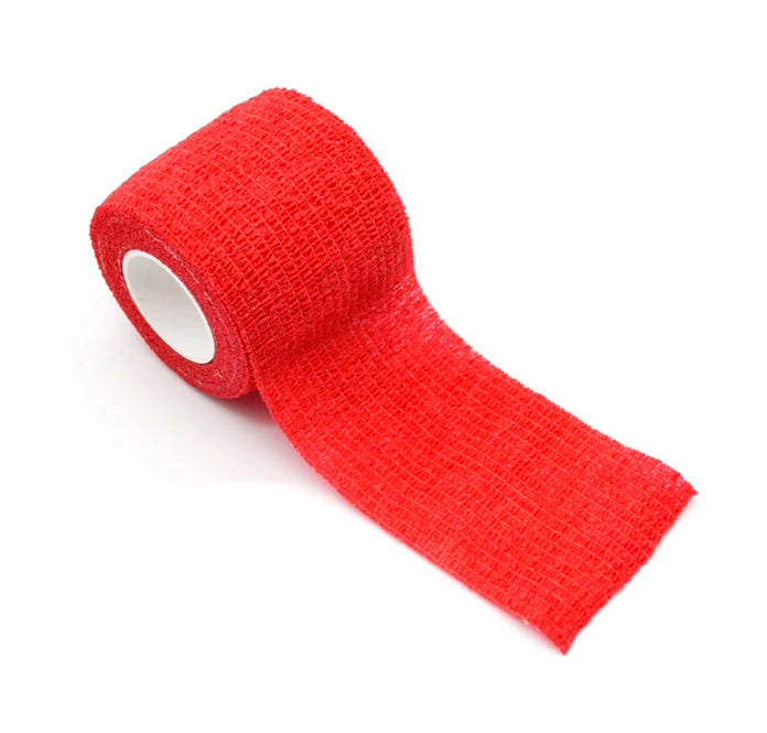 34-Color Tattoo Grip Bandage – Non-Slip, Waterproof, Disposable Elastic Non-Woven Fabric for Tattoo Supplies