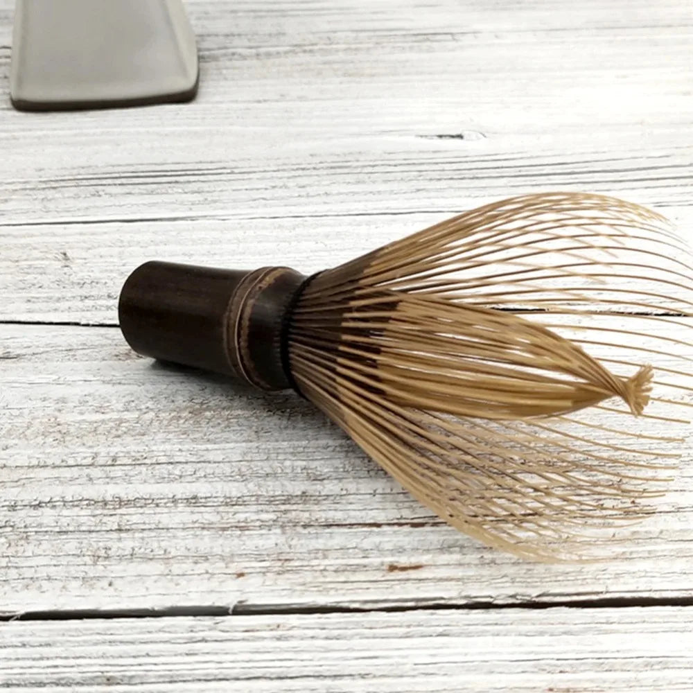Reusable Bamboo Matcha Whisk - Traditional Tea Brush for Matcha Green Tea Preparation