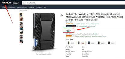 RFID Blocking Metal Wallet – Slim Aluminum Credit Card Holder & Money Clip for Business and ID, 2024 All Colors