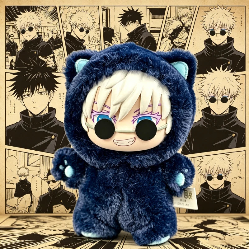 Genuine Eaki Jujutsu Kaisen Season 2 Satoru Gojo Plush Pendant - Cat Park Party Blind Box Handbag Charm Collectible Anime Accessory