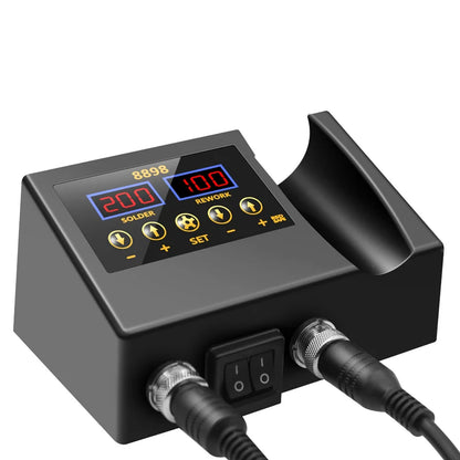 8898 Soldering Station Portable Digital Hot Air Gun, BGA Rework Solder Station, Heat Gun & Desoldering Tool, VS 8586D