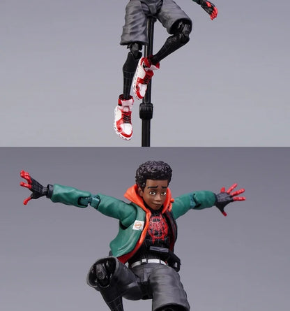 Miles Morales Spider-Man Action Figure — Into the Spider-Verse Collectible Toy for Kids Gift
