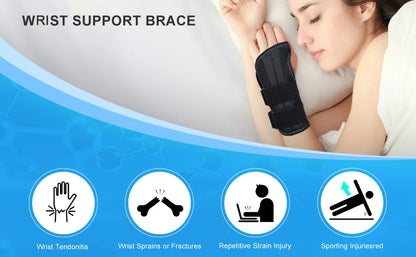 Adjustable Wrist Support Brace – Sport Wristband for Left & Right Hand, Fitness, Weightlifting & Pain Relief