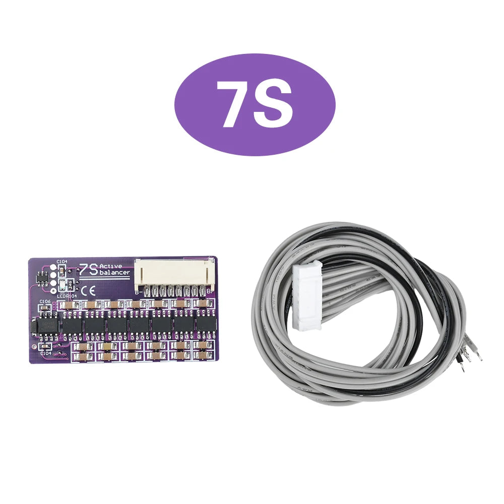 BMS 1.5A Lithium Battery Active Equalizer – 3S to 21S Li-ion, LiFePO4 & LTO Balancer Board with Balance Capacitor