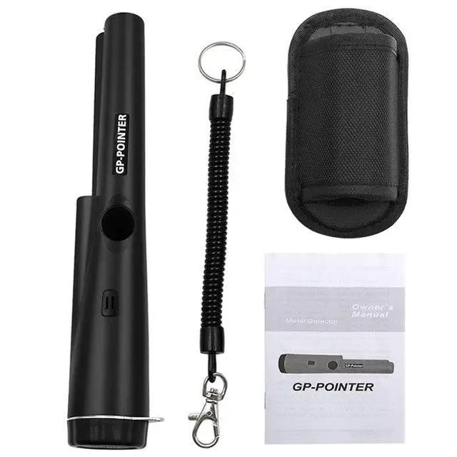 Handheld Metal Detector Pinpointer - Waterproof 360° Scan Treasure Hunting Probe with Anti-Scratch Design