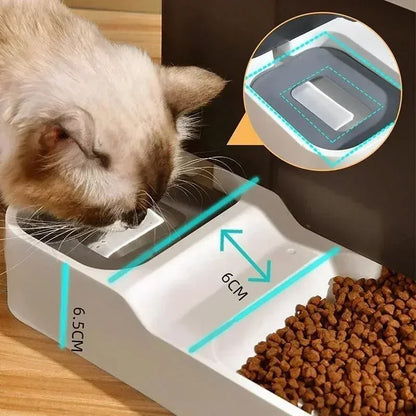 2.2L Automatic Pet Feeder & Water Dispenser – Smart 2-in-1 Dog Food Bowl