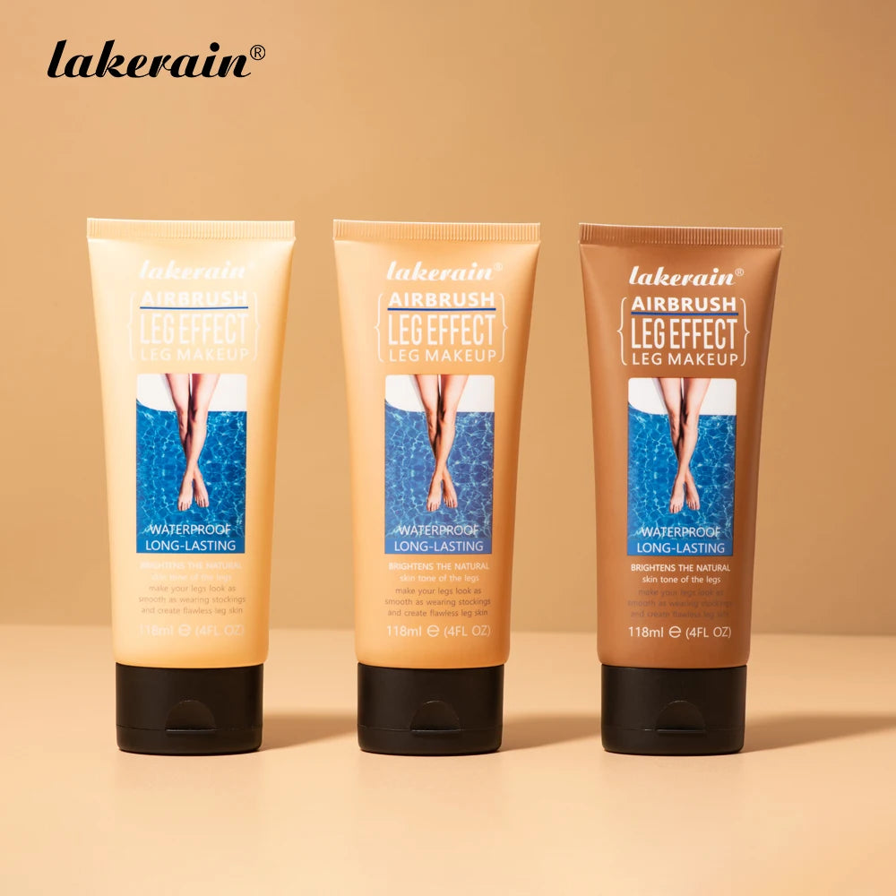 Waterproof Long-Lasting Leg Makeup Lotion — Medium Bronze Body Foundation & Tanning Cream for Even Skin Tone