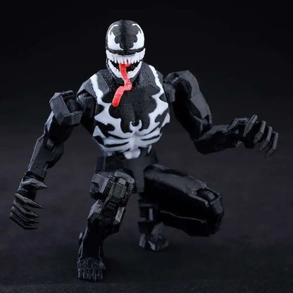 Venom Spider-Man Lucky13 Dummy13 Action Figure - 3D Printed T13 Multi-Jointed Anime Collectible Toy