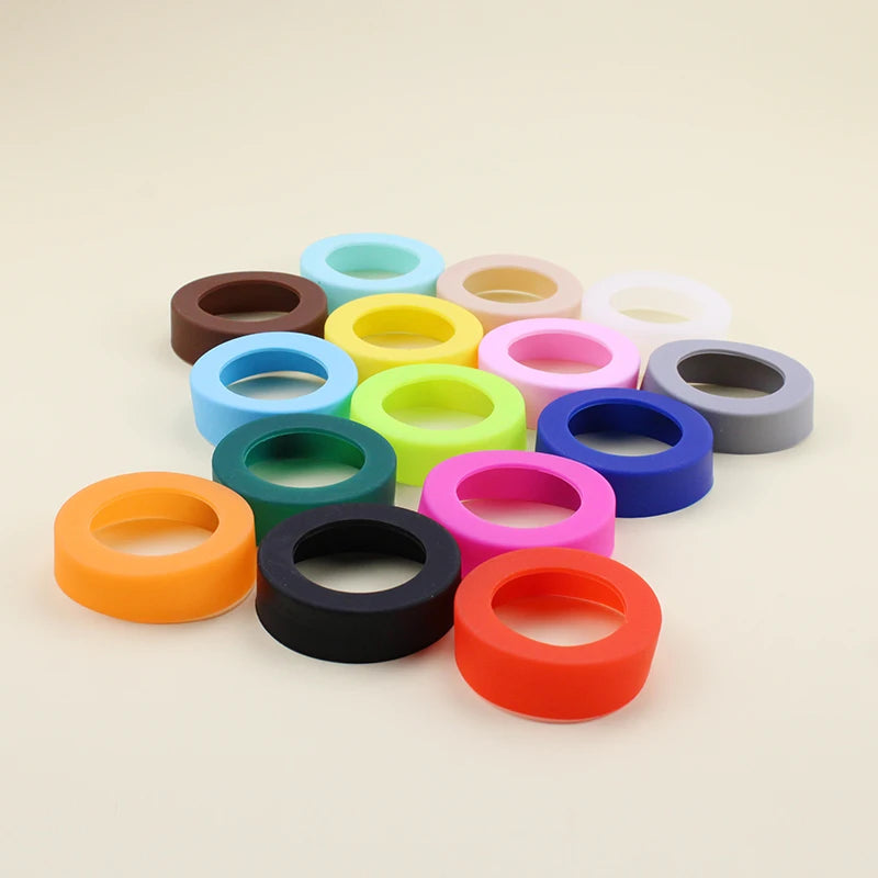 70mm Silicone Cup Bottom Cover – Anti-Skid Coaster Sleeve for Water Bottles and Cups