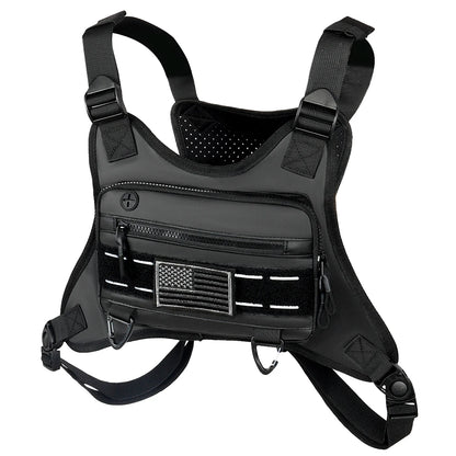 Sports Chest Bag – Lightweight Waterproof Running Vest with Pocket, Phone Holder & Large Capacity Tactical Front Pack