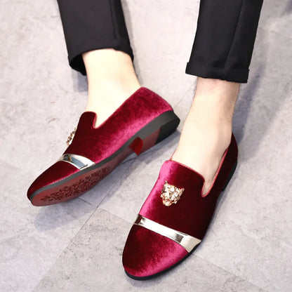 Men’s Luxury Slip-On Loafers - Italian Style Casual Party Dress Shoes Sizes 37-48