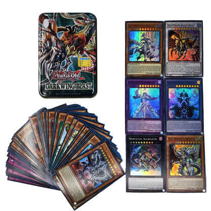 Yu-Gi-Oh! Kaiba Pack 3 Card Deck - English TCG Holographic Blue-Eyes White Dragon Cards with Tin Box