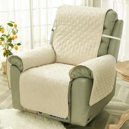 Solid Color Recliner Sofa Cover – Anti-Slip Pet & Kid Proof Chair Slipcover Furniture Protector for Armchair & Recliner Anti-Wear Use