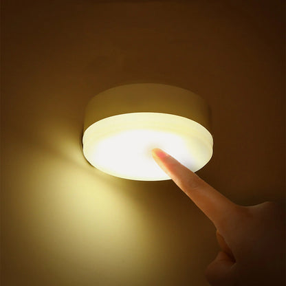 LED Battery Powered Bedside Night Light – 3 Mode Eye Protection Lamp for Kitchen, Wardrobe, Stair & Closet