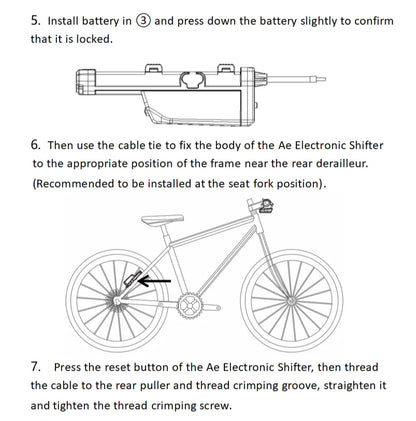 LTWOO Ae Wireless Bicycle Electronic Derailleur Groupset Kit - 3s-13s Shifter Lever & Drivetrain Bike Parts