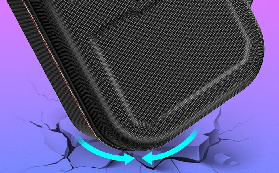 Steam Deck Carrying Case – Large Capacity Storage for Console & Accessories, Portable Case with Built-in Protection