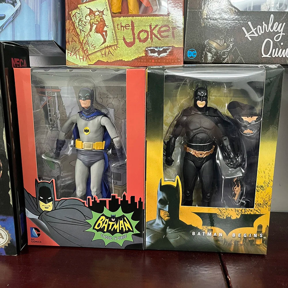 Neca Batman Joker Mafex Superman Harley Quinn Action Figures – Classic Cartoon Collectible Birthday Toys