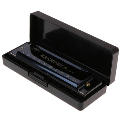 Harmonica Key of C - 10 Hole Diatonic for Beginners, Students & Kids with Case, Gift Ready