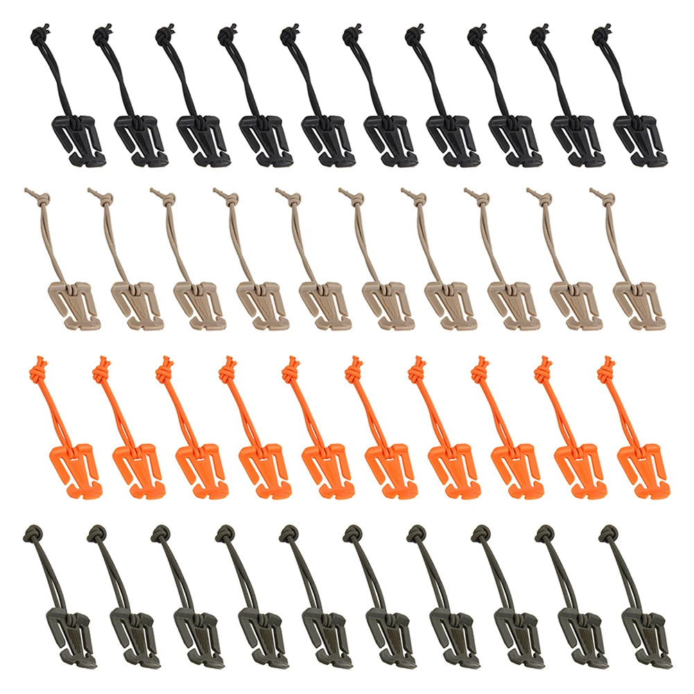 1PCS Backpack Buckle Clamp Carabiner - Survival Gear Tools, Outdoor Nylon Camping Bag Hanger Hook for Wild Hiking