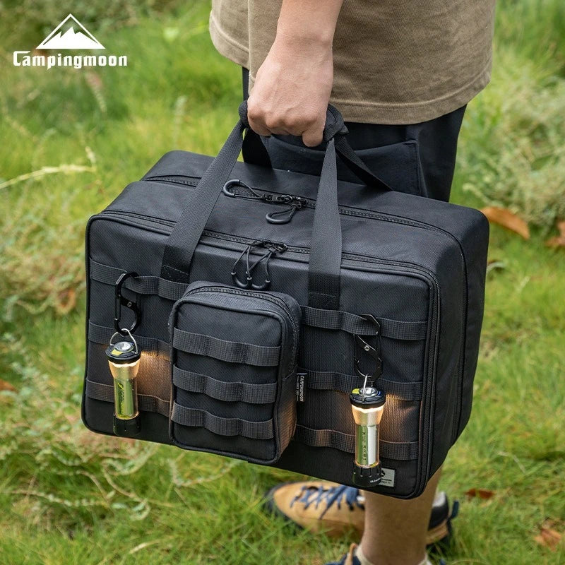 CAMPINGMOON BK-46 Large Capacity Storage Bag – Outdoor Tactical IGT Module Organizer