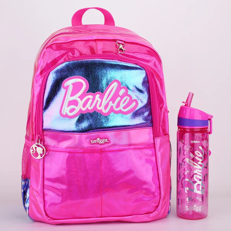 Genuine Australia Smiggle School Bag for Kids - Includes Pen Case, Lunch Bag, and Double Shoulder Backpack, Ideal Gift for Girls