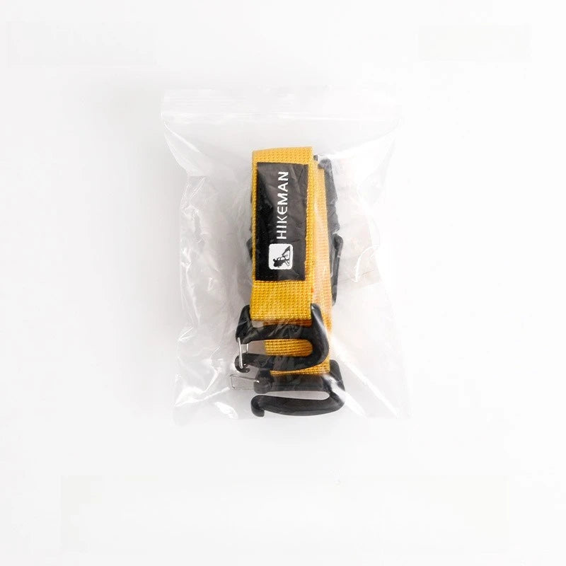 Adjustable Luggage Straps - 18.5-49.5cm Wear-Resistant Buckle Packing Straps for Travel & Hiking
