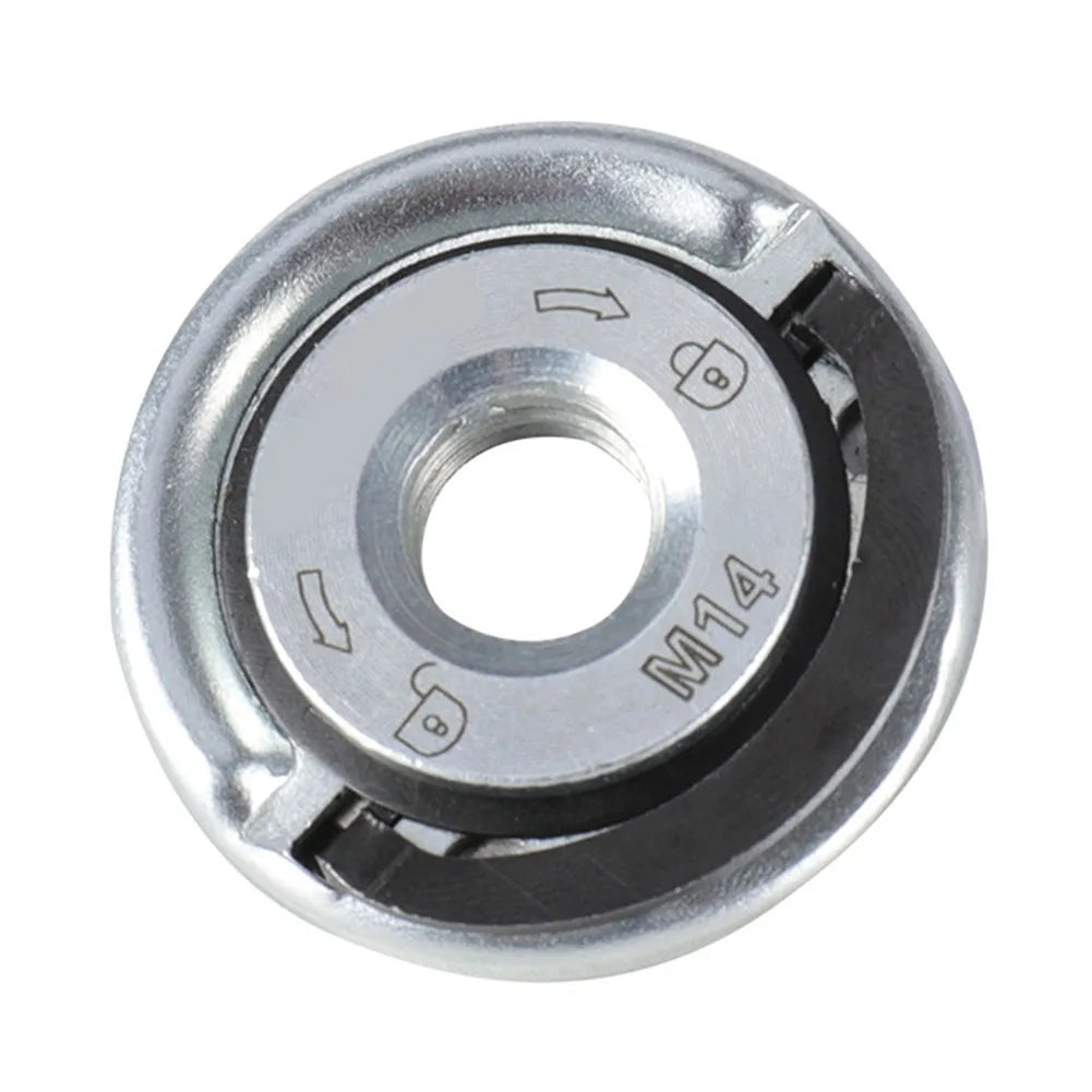 M14 Angle Grinder Quick Release Self-Locking Flange Nut - Pressing Plate Power Chuck for Efficient Grinding