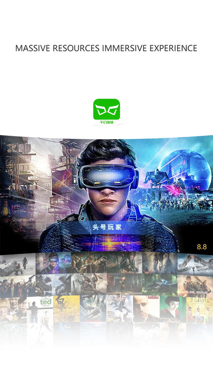 Shinecon 3D VR Glasses – Virtual Reality Headset with Controller for Smartphone Gaming