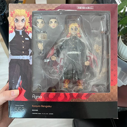 Figma Demon Slayer Action Figures – Rengoku, Tanjirou, Nezuko & Zenitsu Kimetsu no Yaiba Toys