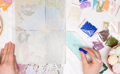 220 Sheets Diamond Painting Paper – Double-Sided Non-Stick Cover Replacement for 5D Diamond Painting Accessories