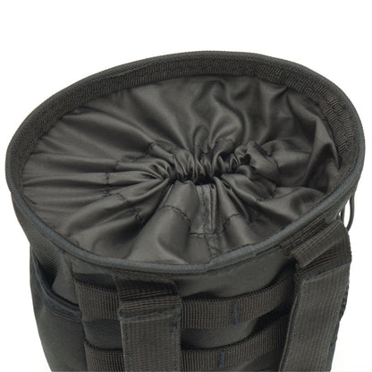 Outdoor Tactical Molle 800D Nylon Dump Drop Pouch - 3-5L Recycle Waist Pack for Ammo and Essentials - Ideal Airsoft Military Accessories Bag