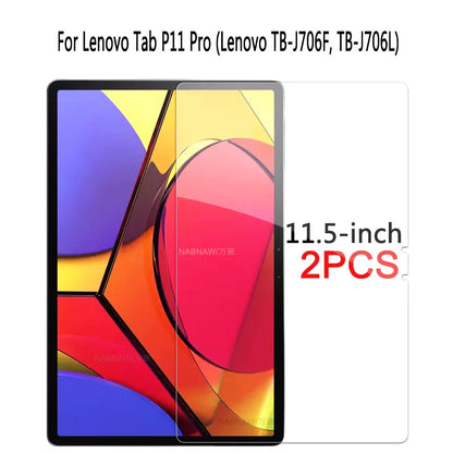 2PCS Tempered Glass Screen Protector for Lenovo Tab P11 Gen 2, M10 FHD Plus, M9, M8, M7, Legion Y700, Xiaoxin Pad 2024, YOGA 11