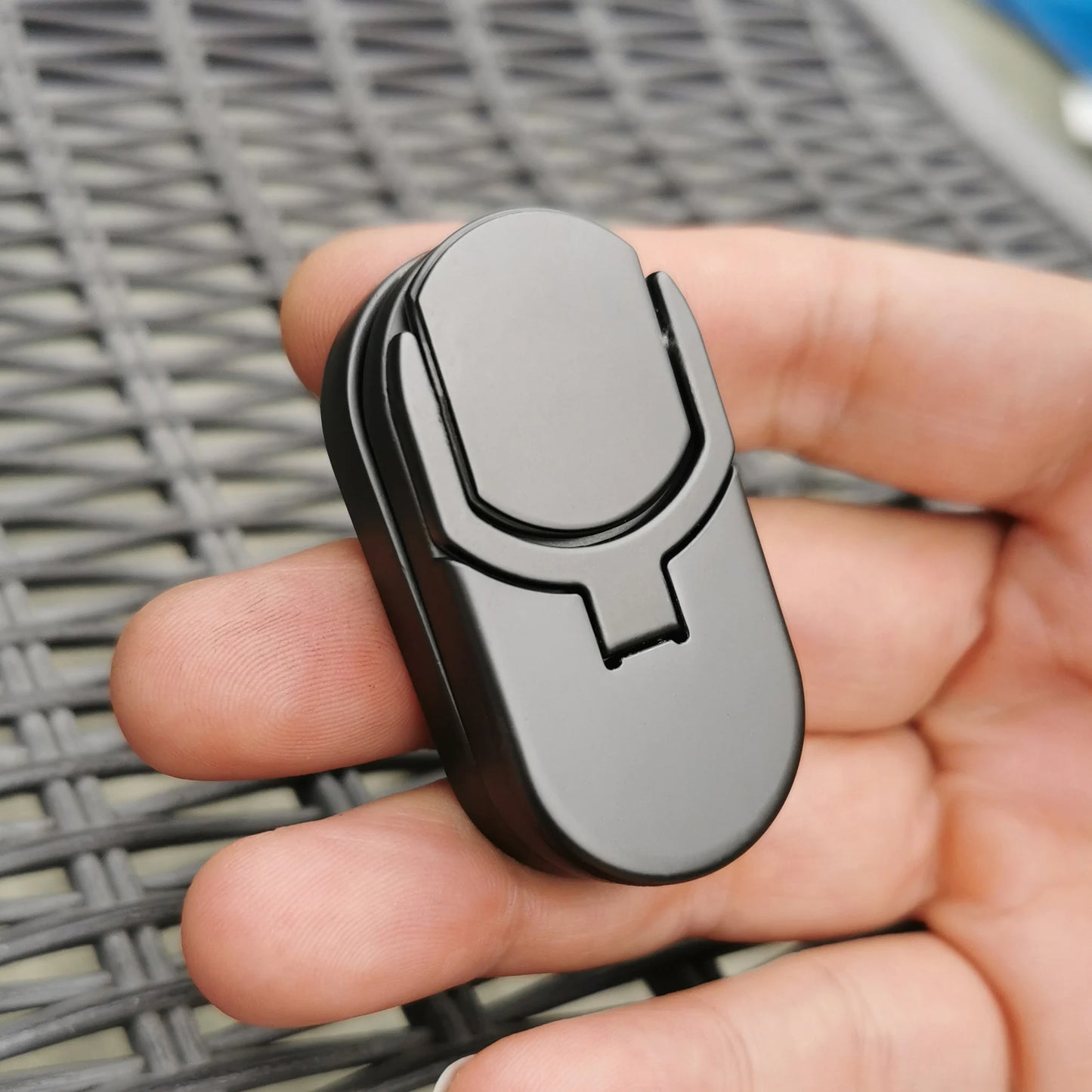 Target Push Fidget Slider Toy – Metal Finger Spin Coin EDC Haptic Decompression Toy for Adults & Stress Relief Gift