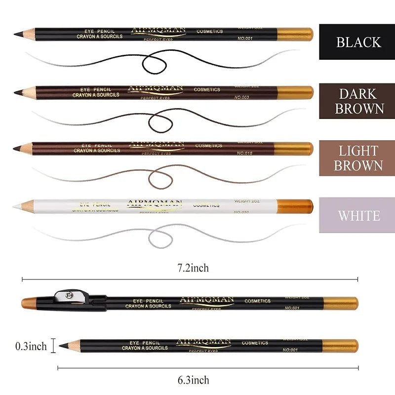 Men’s Beard & Hairline Pencil with Sharpener – Barber Shape Accessory & Eyebrow Makeup Pen