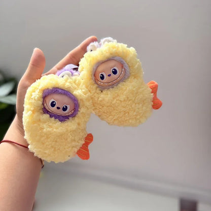 Labubu V4 Doll Fried Shrimp Outfit – 4.0 Pin for Love Series Doll Clothes & Accessories