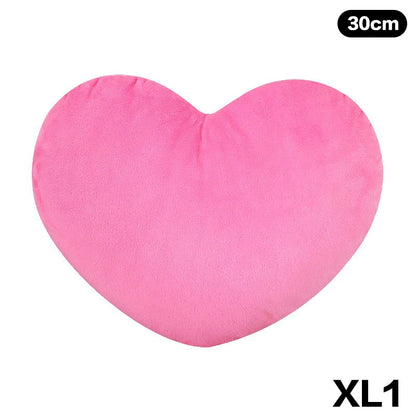 Cute Heart-Shaped Plush Pillow – Soft Sleeping Cushion for Living Room Decor, Valentine’s Day Gifts, Comfortable Sofa Pillow (15/20/30cm)