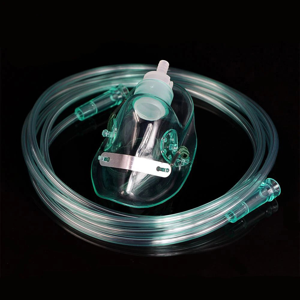 Oxygen Nebulizer Inhaler — Atomized Mask, Cup, and Tube for Children & Adults, Hospital and Home Respiratory Care