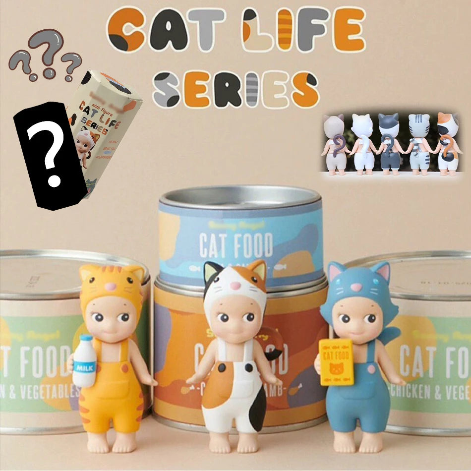 Anime Cat Life Figure - Instant Noodle Scene PVC Collectible Ornament and Desk Decor Gift