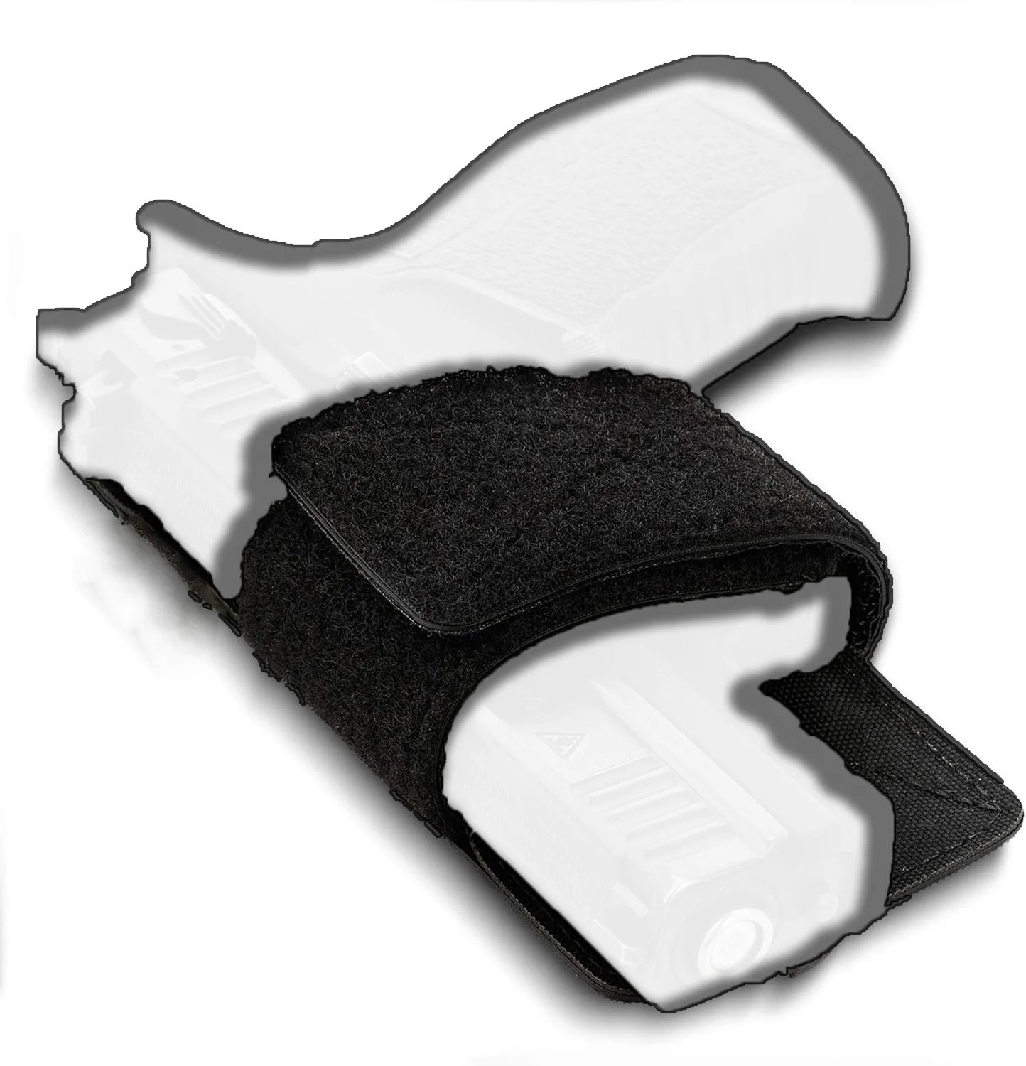 Universal Concealed Carry Pistol Holster - Quick Draw Handgun Holder for Fanny Packs, Backpacks & Vests