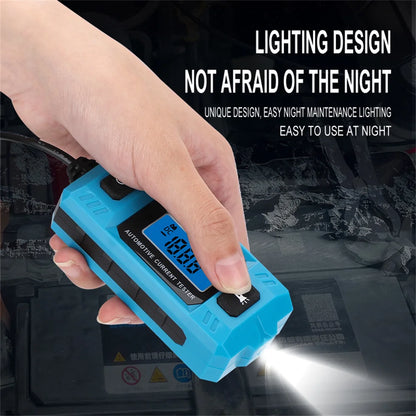12V Automotive Circuit Tester - 0.01–19.99A Fuse Current Diagnostic & Electrical Repair Tool