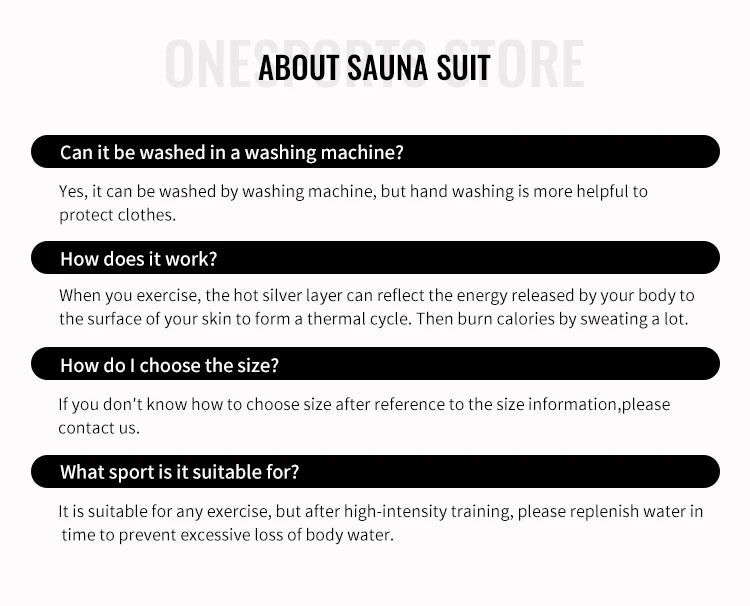 Unisex Sauna Suit Gym Set – Full Body Sweating Sportswear for Men & Women, Boxing, Running, Fitness & Weight Loss Tracksuit