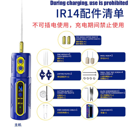 MECHANIC IR10 Pro IR13 IR14 IR16 Electric OCA Glue Removal Tool – Rechargeable Phone Screen Cleaning, Grinding & Polishing Tool
